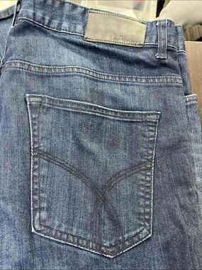 Calvin Klein Jeans Men’s Indigo Straight-Leg Denim